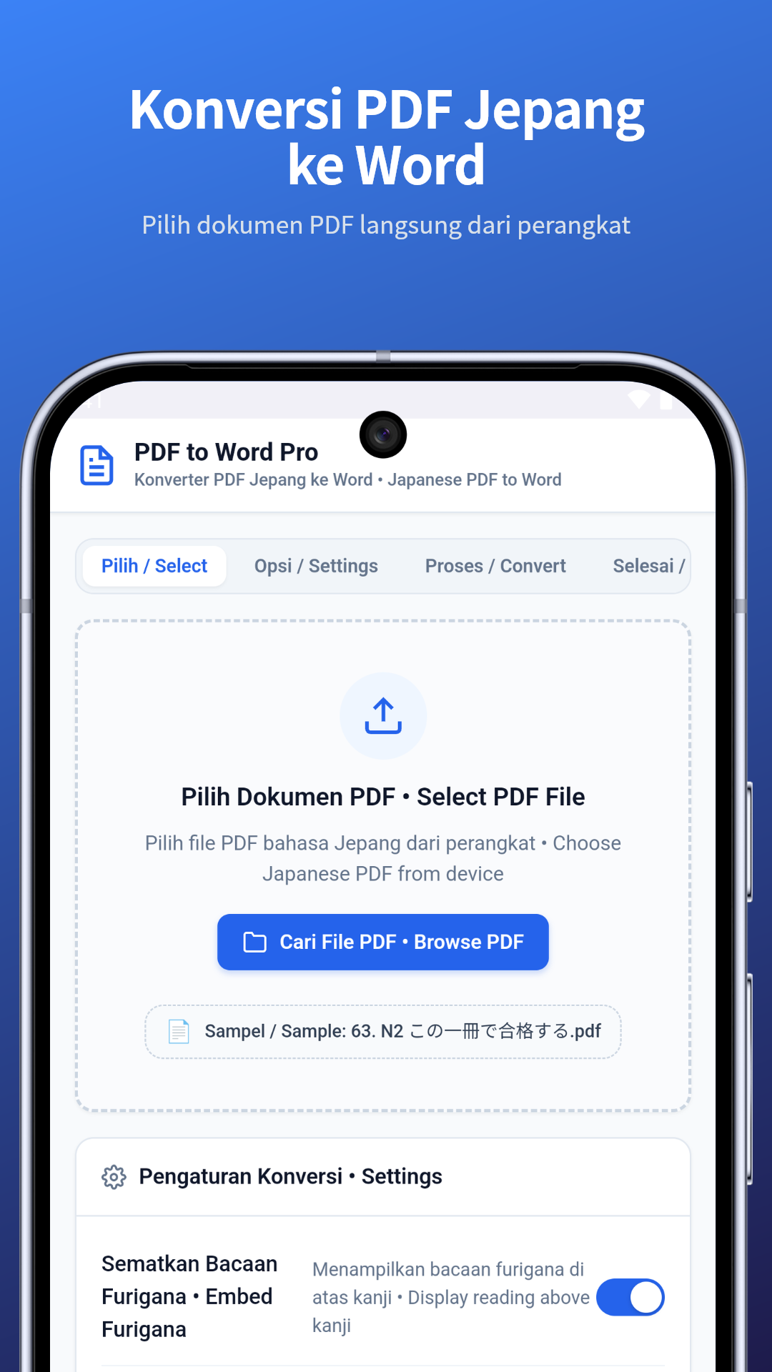 Japanese PDF to Word