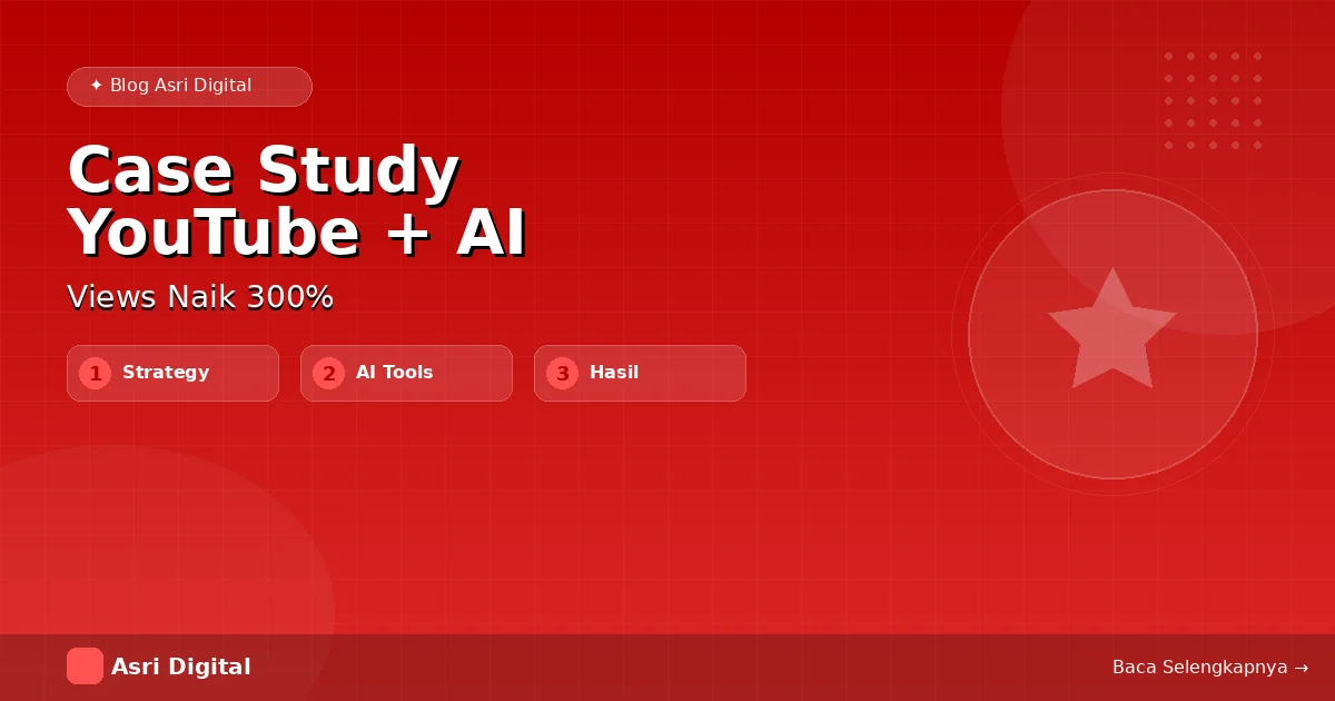 Case Study: Membuat Konten YouTube 10x Lebih Cepat dengan AI