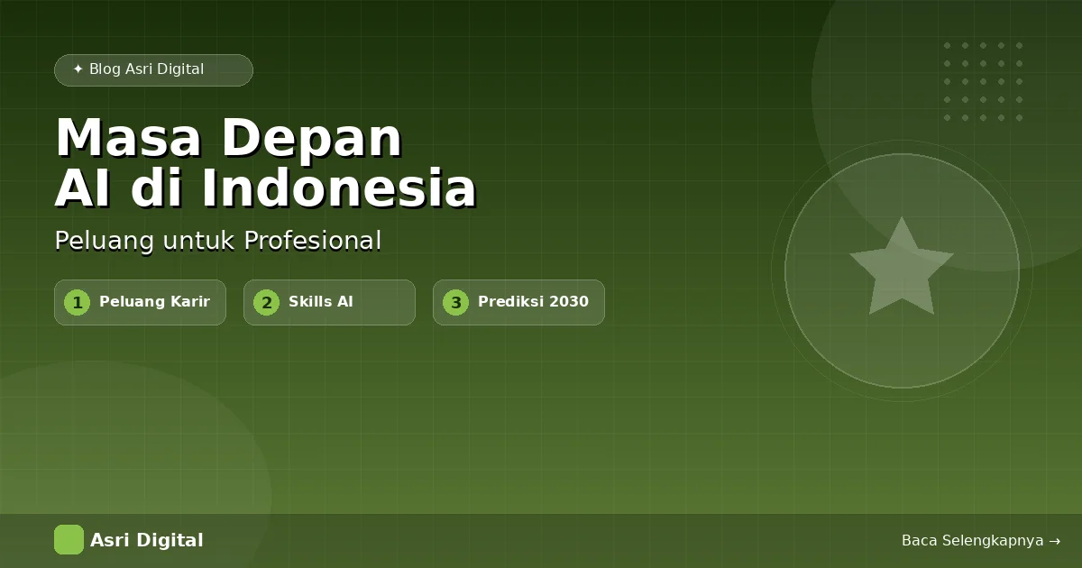 Masa Depan AI di Indonesia: Peluang untuk Profesional
